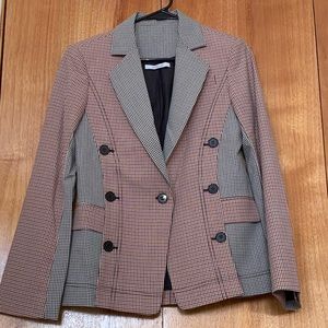 Derek Lam 10 Crosby Orange Multi Pant Suit